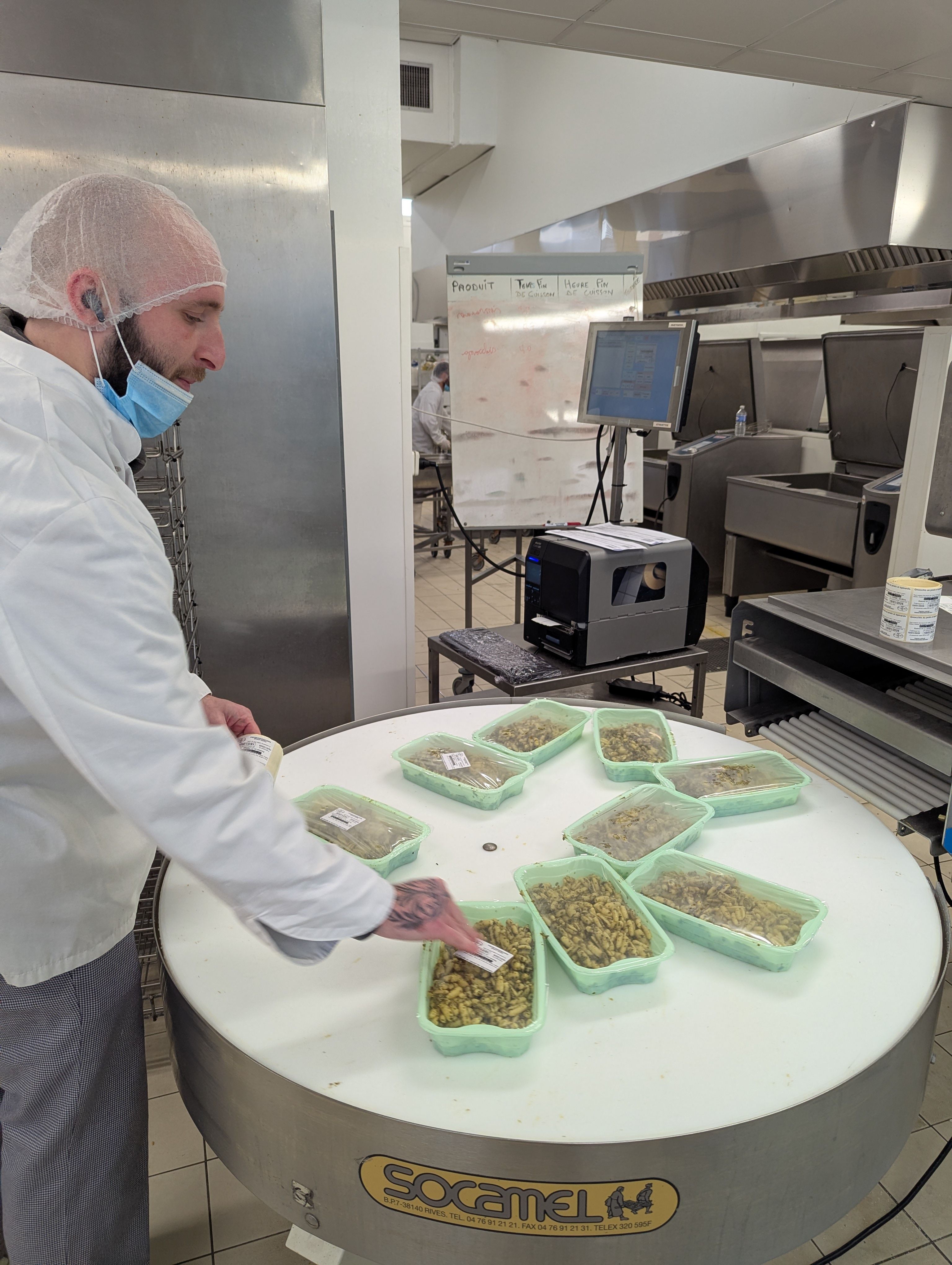 Etiquetage réglementaire des barquettes